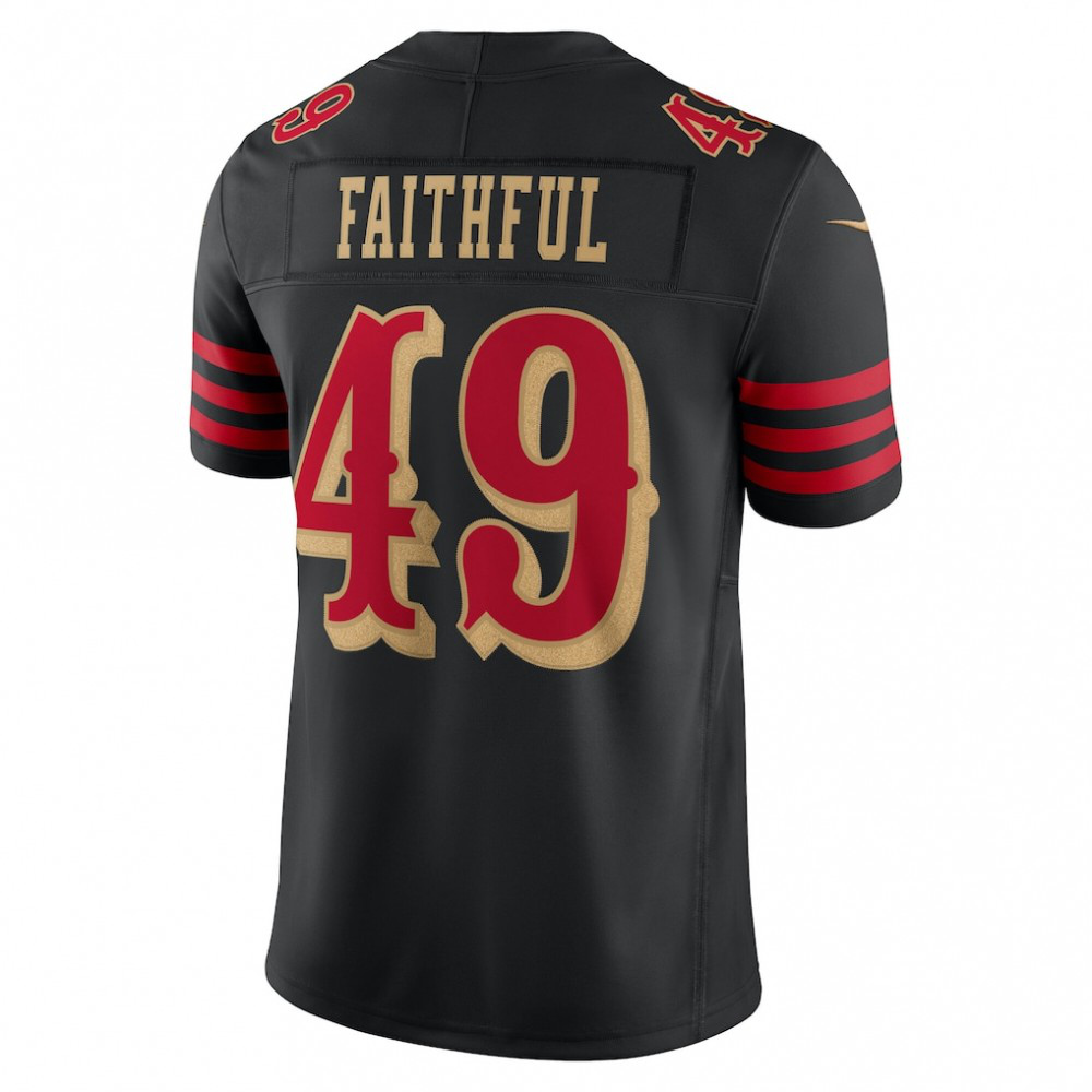 The Faithful San Francisco 49ers Nike 2025 Rivalries Collection Limited Jersey - Black-GridironStore